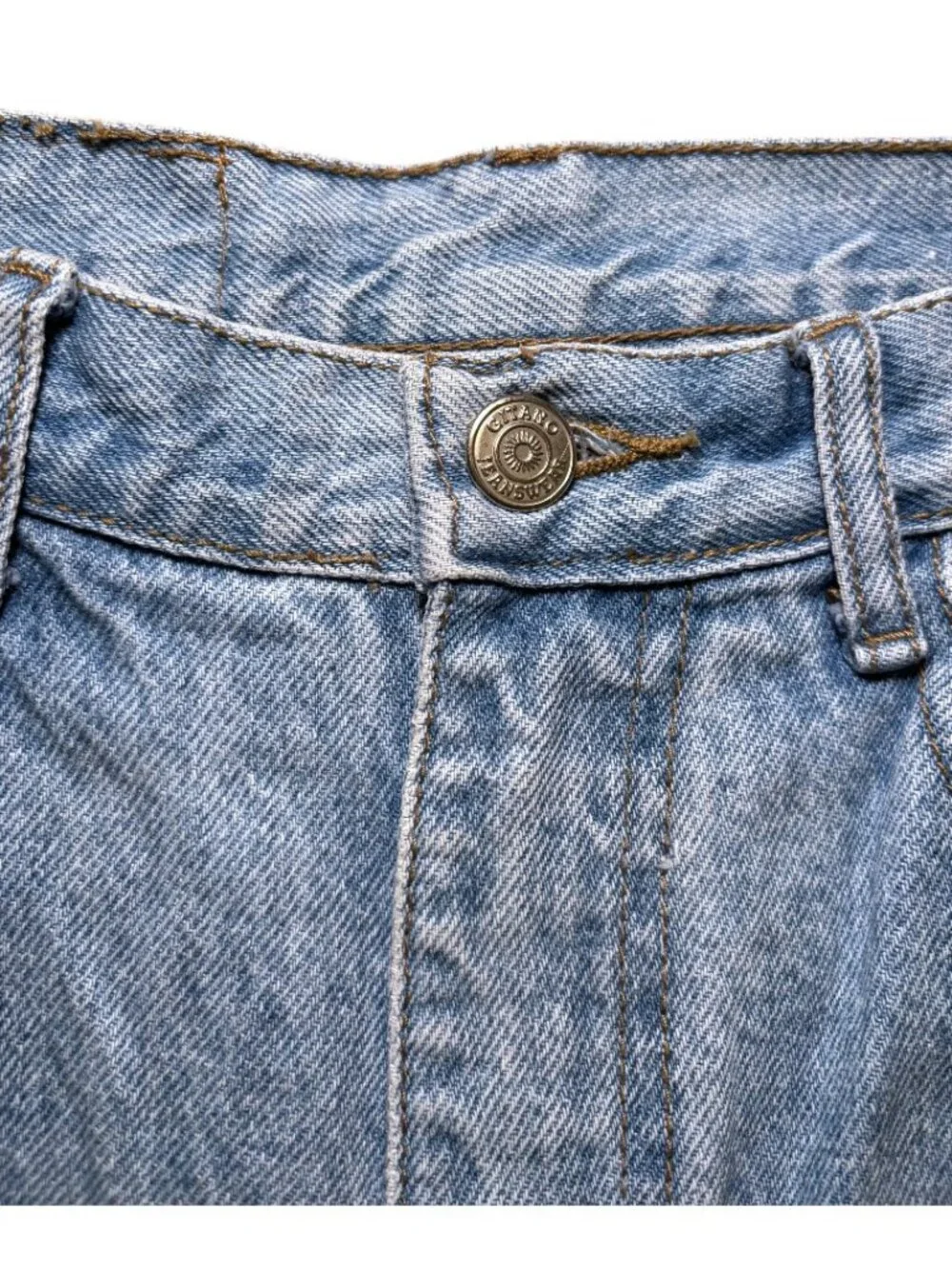Vintage 80s 90s Gitano High Rise Denim Jean Mom Shorts 6